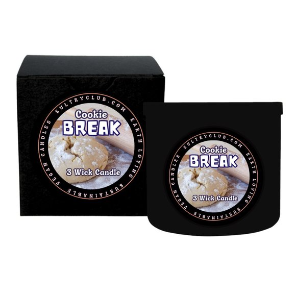 Cookie Break Triple Wick Candle - Picture 2 of 2